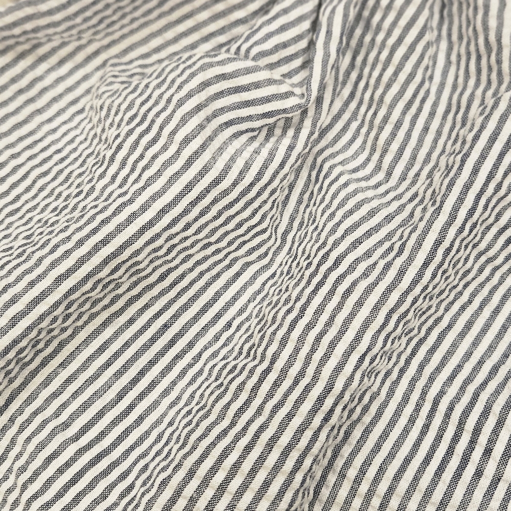 Aqua Black and White Striped Pants - Picture 4 of 5